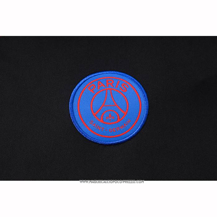 Tuta da Track Paris Saint-Germain 25/26 Manica Corta Nero - Pantaloncini